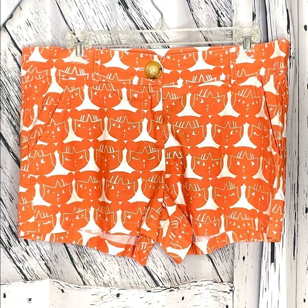 Cousin Earl Shorts Faces Orange Size Small